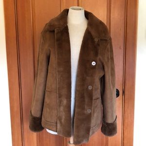 Vintage suede coat